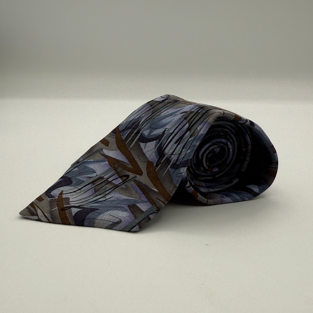 J Garcia Paris in the Rain Collection Fifteen 100% Silk Men's Tie